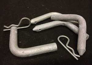 3/4"x 6 HDG Connector Pin & Hitch Clip""