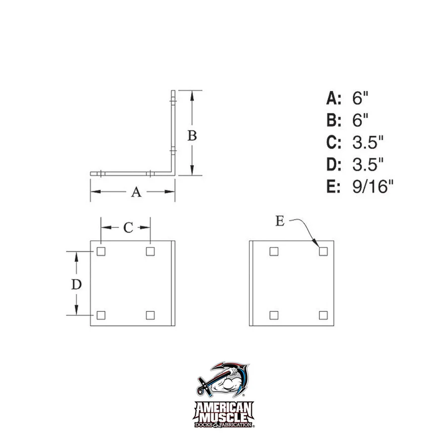 Angle - 6" x 6" - Image 2